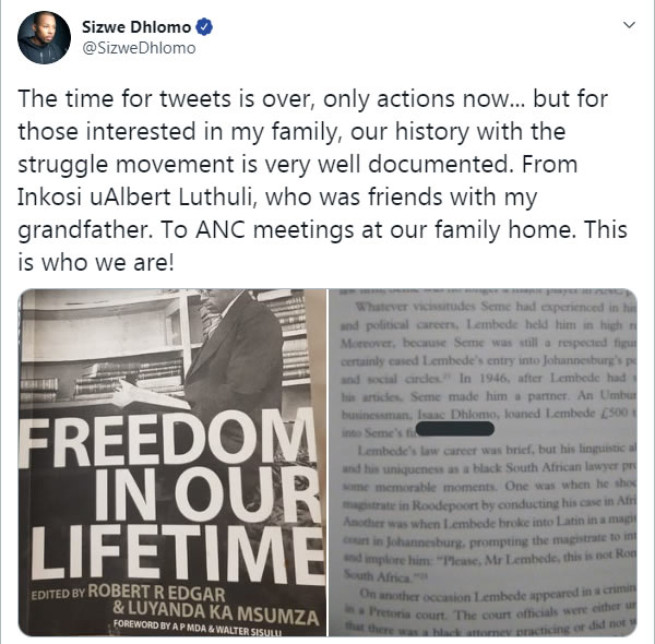 Sizwe Dhlomo warns AKA during their Twitter beef